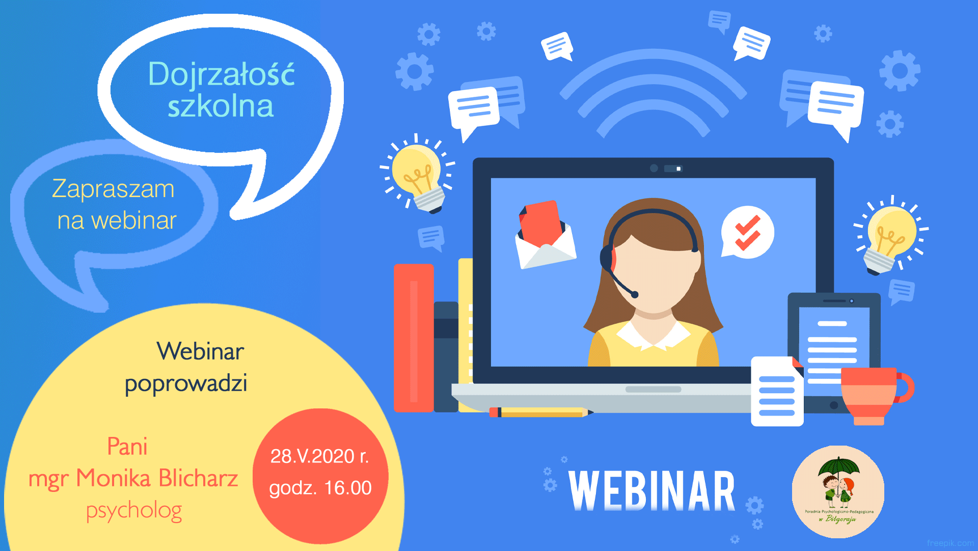 DOJRZAŁOŚĆ SZKOLNA – webinar dla rodziców